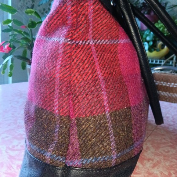 Mucros Pink Plaid Handbag - Picture 4 of 11